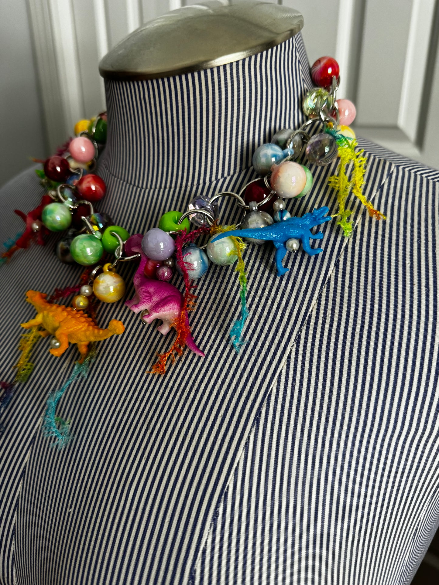 Colorful Dinosaur Necklace