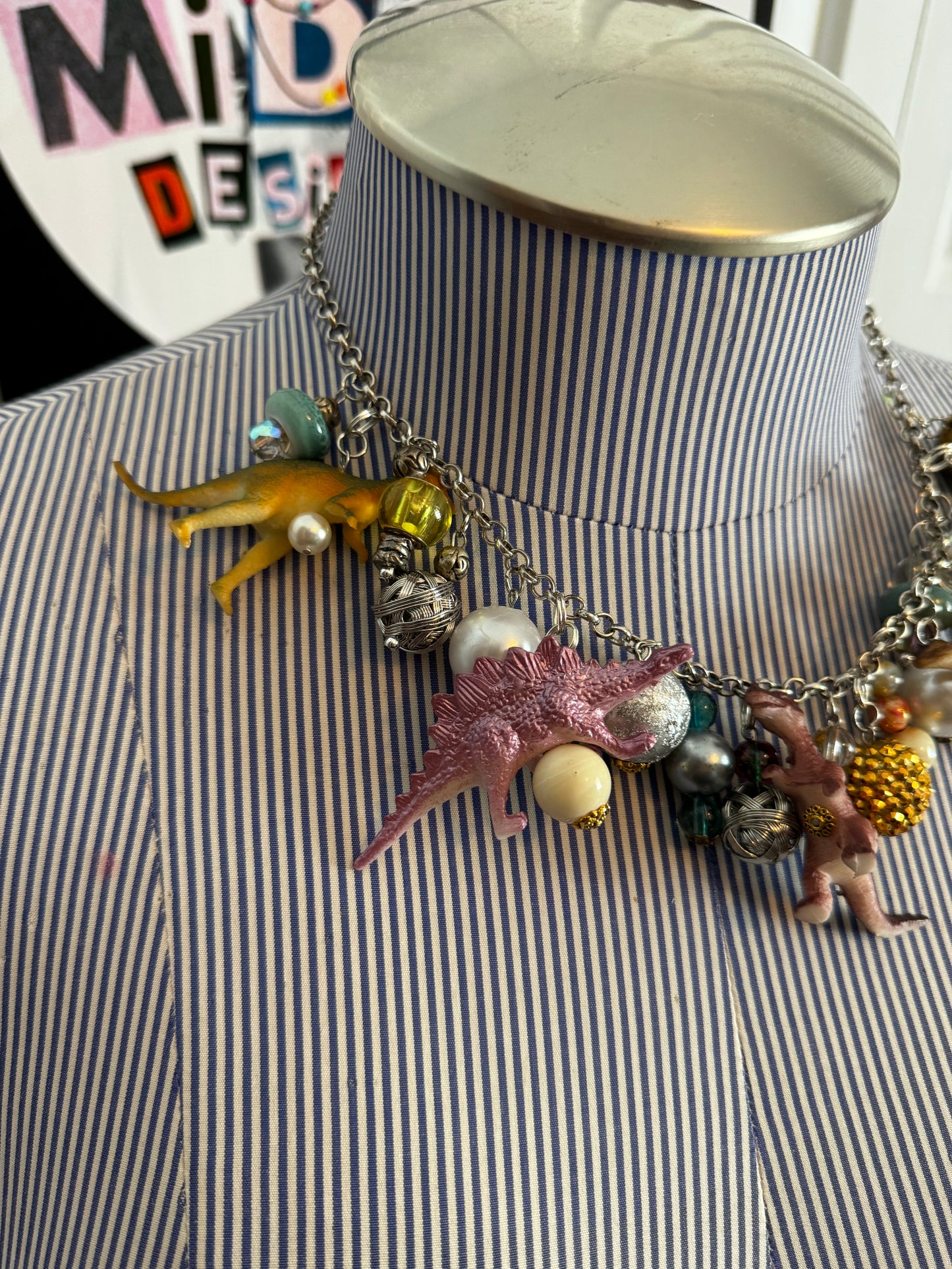 Elegant Dinosaur Necklace